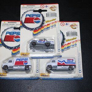 Pepsi Wheeler new old stock lot of 3